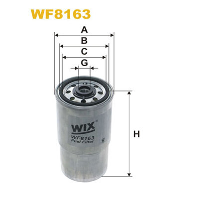 Filtri gasolio WIX FILTERS WF8163