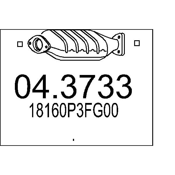 Catalizzatore MTS 04.3733