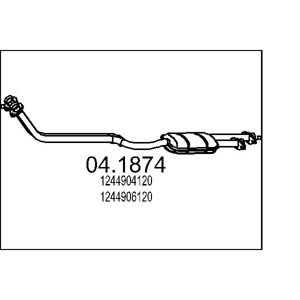 Catalizzatore MTS 04.1874