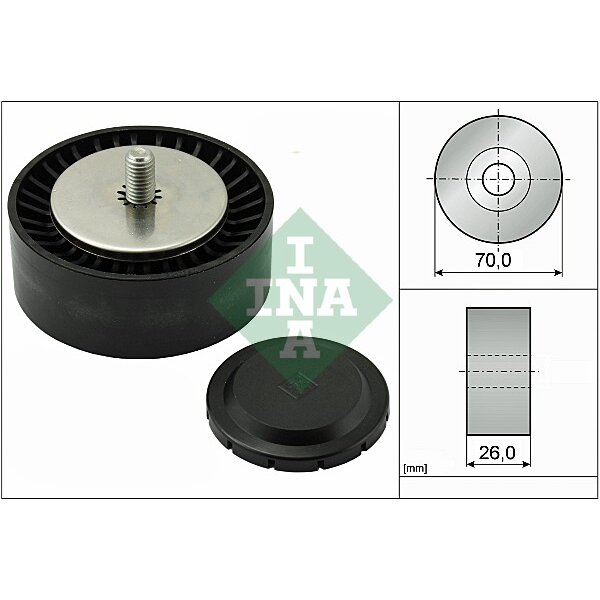 Puleggia di rinvio INA 532 0553 10
