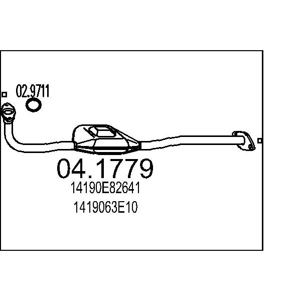 Catalizzatore MTS 04.1779