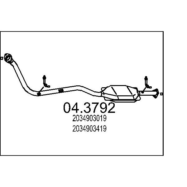 Catalizzatore MTS 04.3792