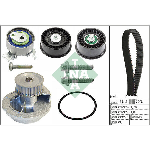Kit distribuzione con pompa acqua INA 530 0441 30