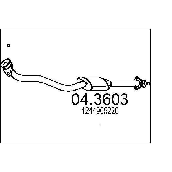Catalizzatore MTS 04.3603