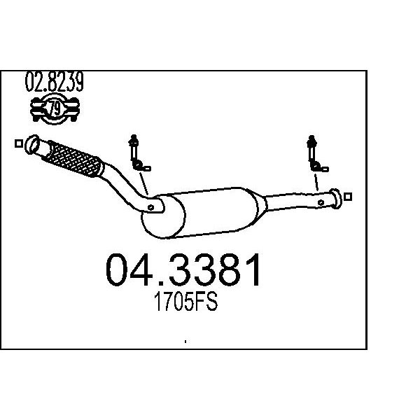 Catalizzatore MTS 04.3381