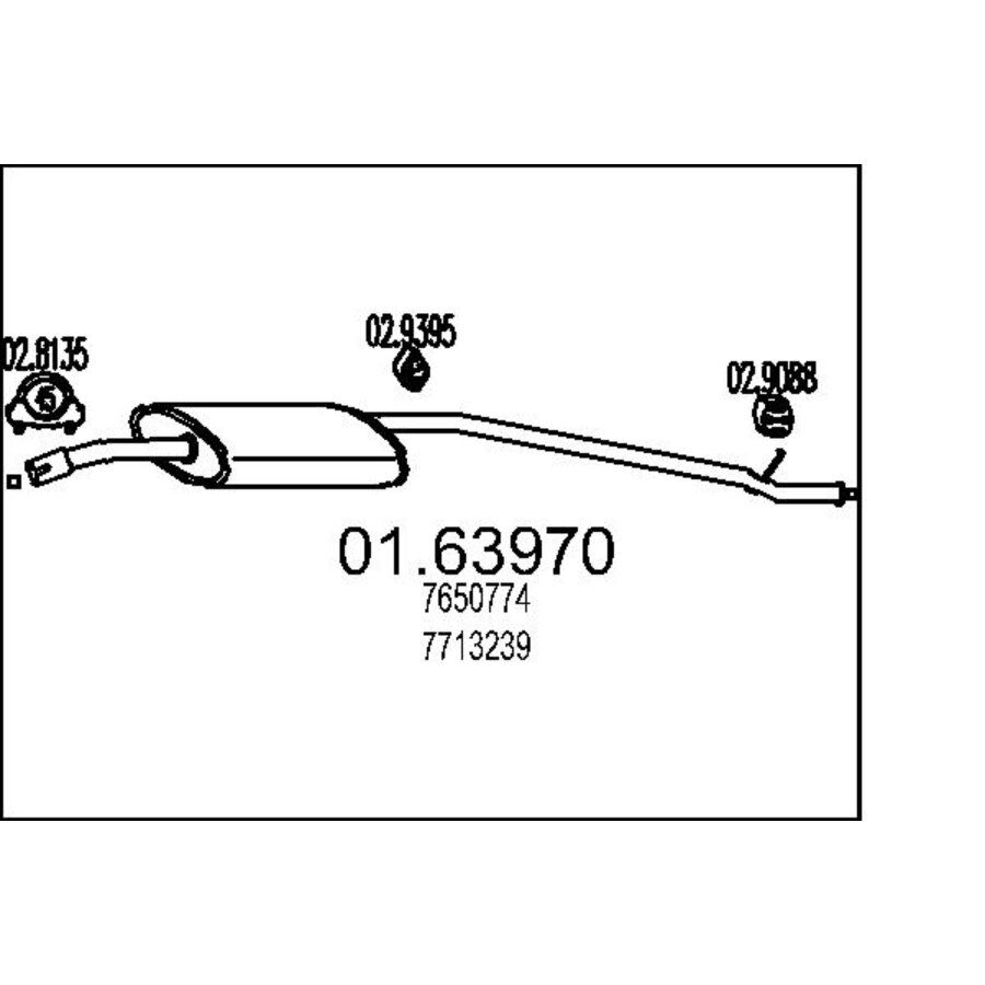 Silenziatore Posteriore MTS 01.62940 - Foto 9