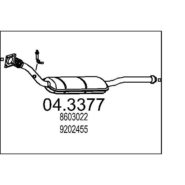 Catalizzatore MTS 04.3377