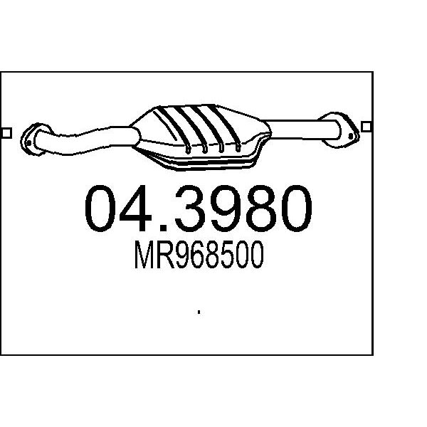 Catalizzatore MTS 04.3980