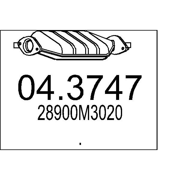 Catalizzatore MTS 04.3747