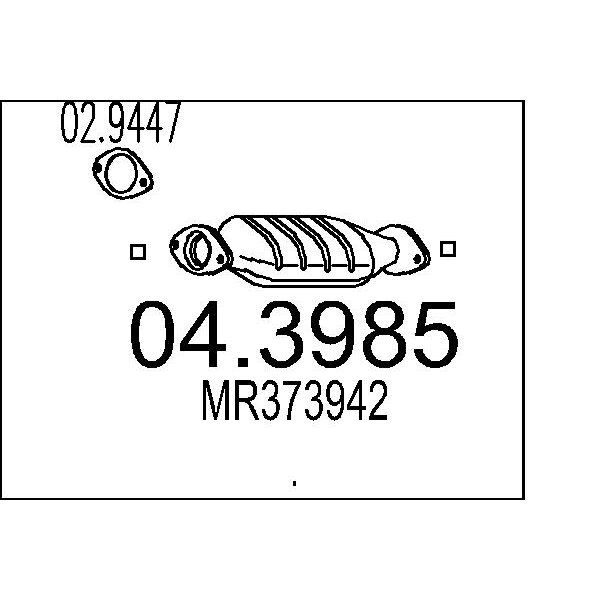 Catalizzatore MTS 04.3985