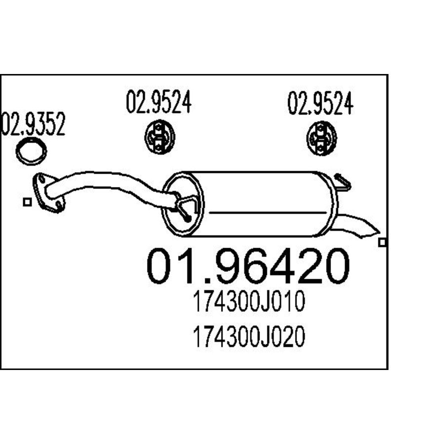 Silenziatore Posteriore Imasaf 24.30.07 - Compatibile Con Fiat Punto E Grande Punto - Foto 8