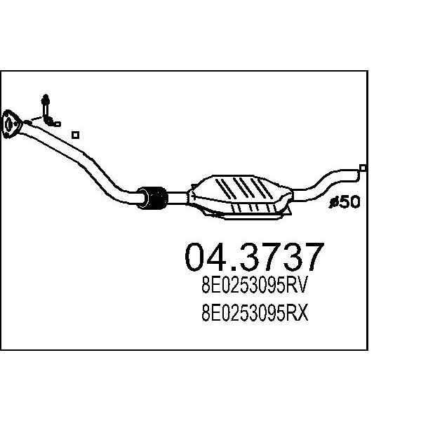 Catalizzatore MTS 04.3737