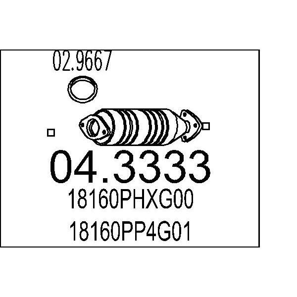 Catalizzatore MTS 04.3333