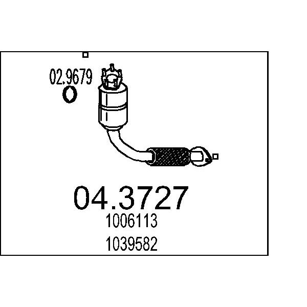 Catalizzatore MTS 04.3727