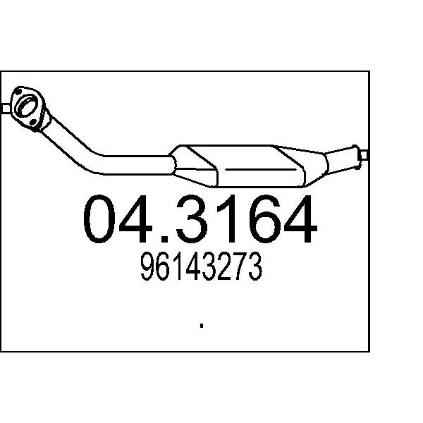Catalizzatore MTS 04.3164