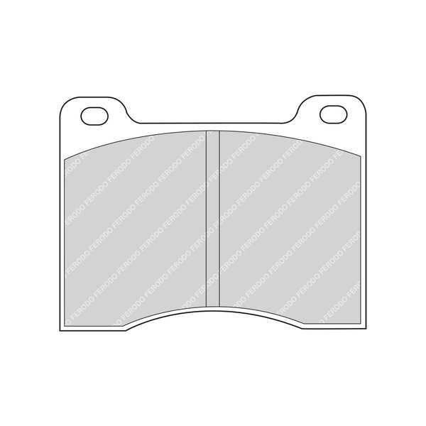Kit di 4 pastiglie freno FERODO FDB990