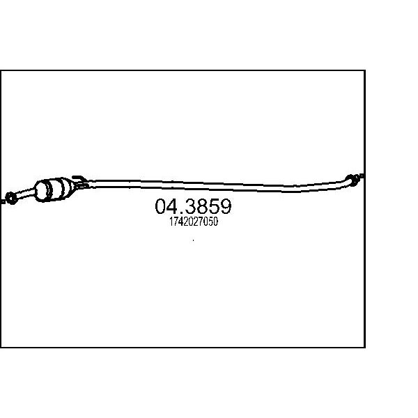 Catalizzatore MTS 04.3859