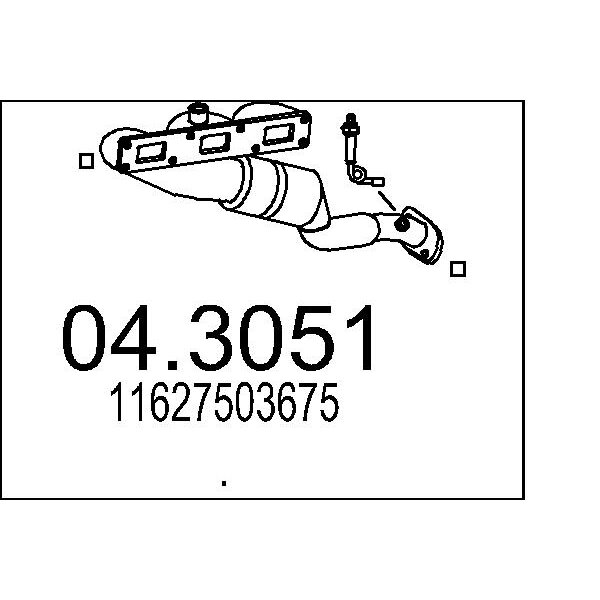 Catalizzatore MTS 04.3051