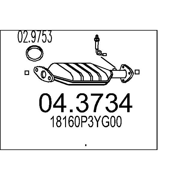 Catalizzatore MTS 04.3734