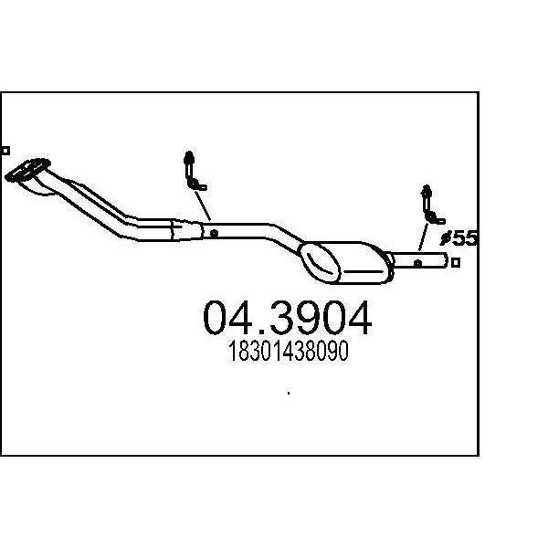 Catalizzatore MTS 04.3904