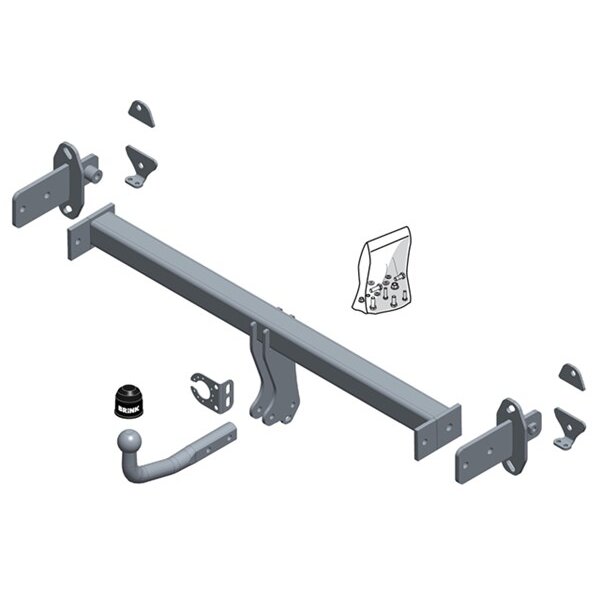 Gancio traino fisso BRINK 609100