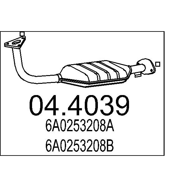 Catalizzatore MTS 04.4039