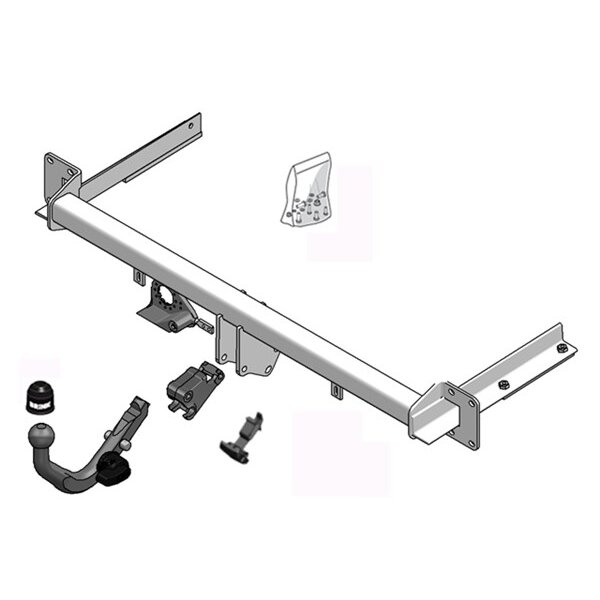 Gancio traino estraibile BRINK 440600