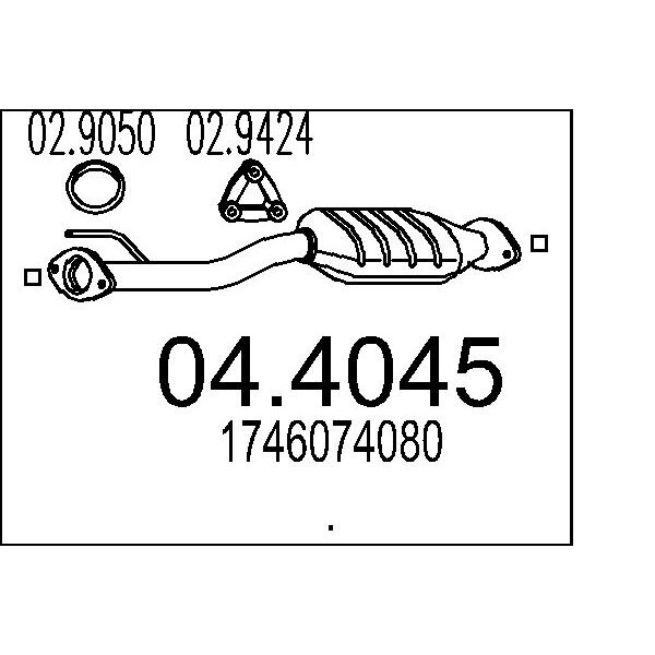 Catalizzatore MTS 04.4045