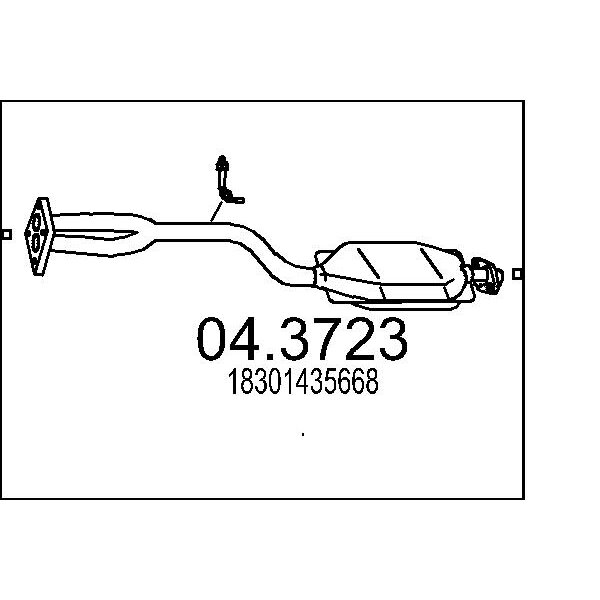 Catalizzatore MTS 04.3723