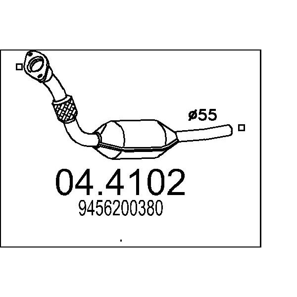 Catalizzatore MTS 04.4102