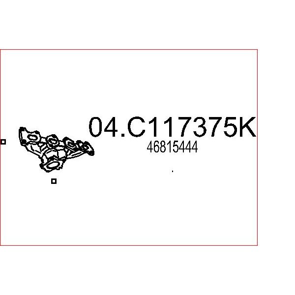 Catalizzatore MTS 04.C117375K
