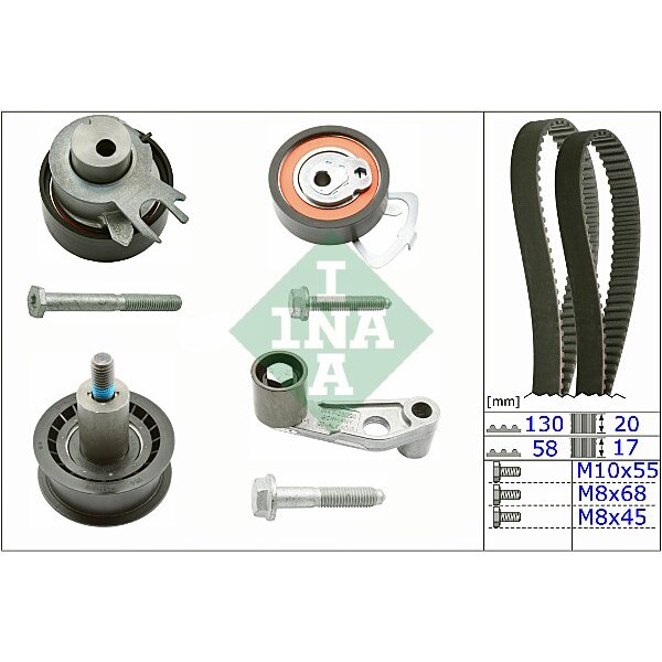 Kit distribuzione INA 530 0360 10