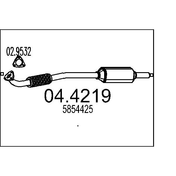 Catalizzatore MTS 04.4219