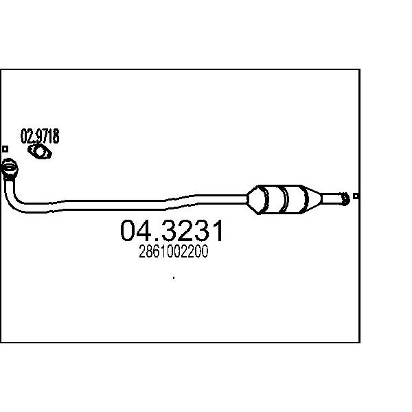 Catalizzatore MTS 04.3231
