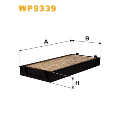Filtro abitacolo Carbone attivo WIX FILTERS WP9339