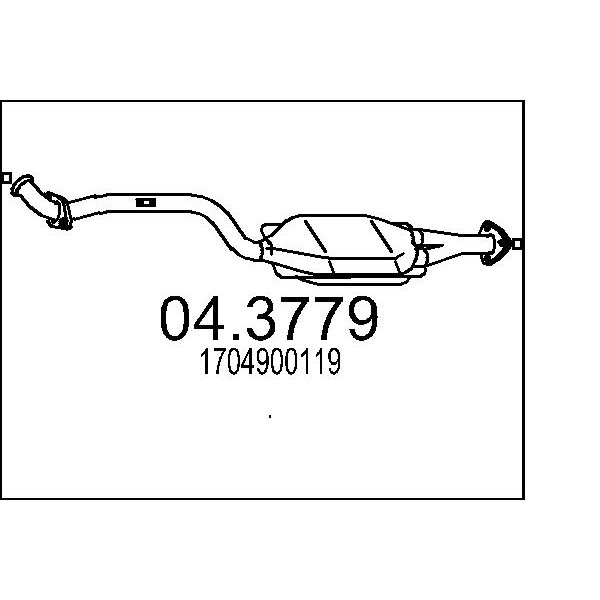 Catalizzatore MTS 04.3779