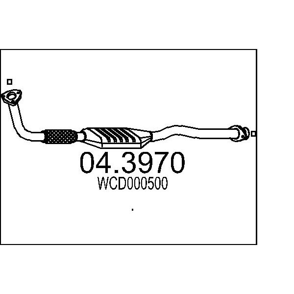 Catalizzatore MTS 04.3970
