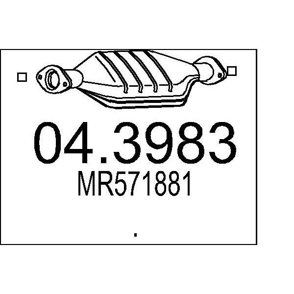 Catalizzatore MTS 04.3983