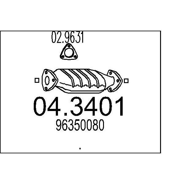 Catalizzatore MTS 04.3401