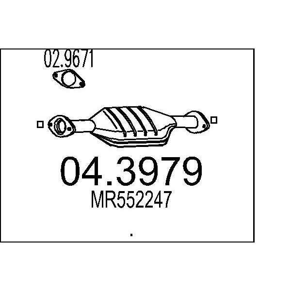 Catalizzatore MTS 04.3979