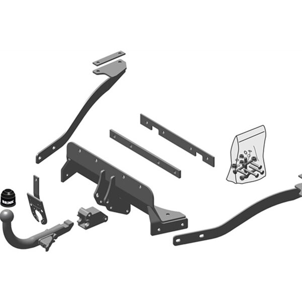 Gancio traino estraibile BRINK 436800