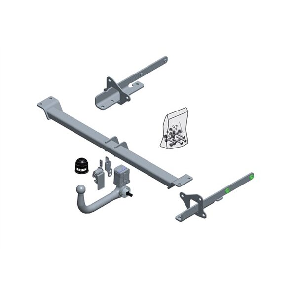 Gancio traino estraibile BRINK 677100