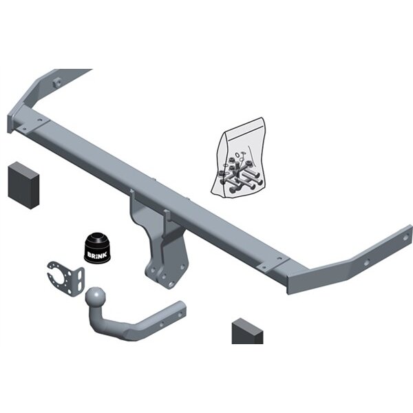 Gancio traino fisso BRINK 670600