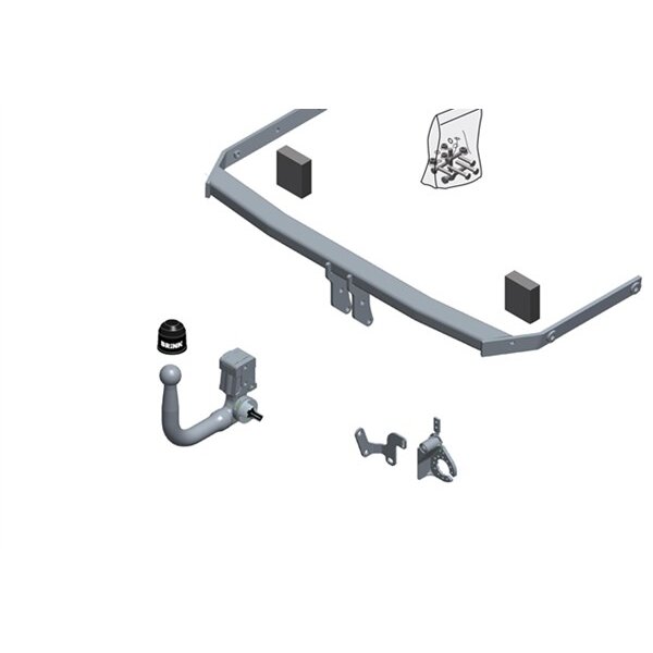 Gancio traino estraibile BRINK 628600