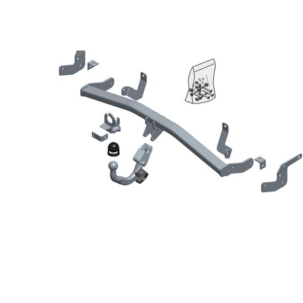 Gancio traino estraibile BRINK 635800