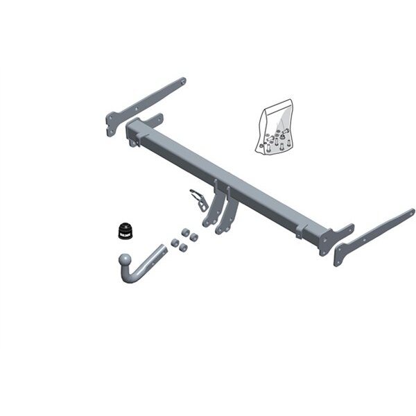 Gancio traino fisso BRINK 666200
