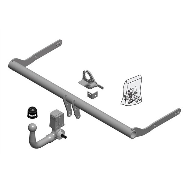 Gancio traino estraibile BRINK 662700