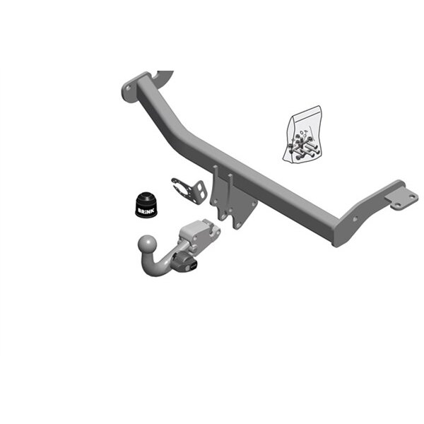 Gancio traino estraibile BRINK 661300