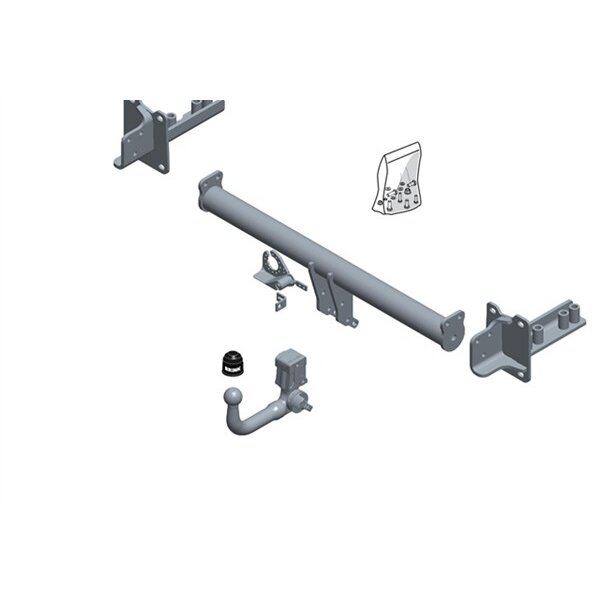 Gancio traino estraibile BRINK 616500