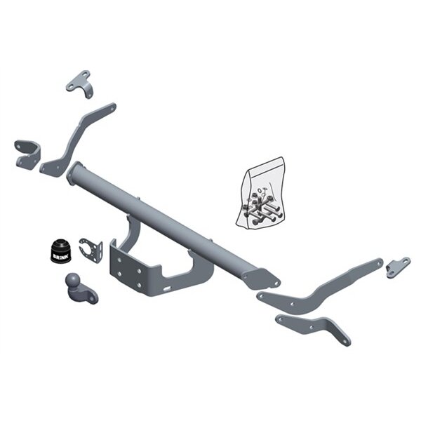 Gancio traino a sfera rimovibile BRINK 660400